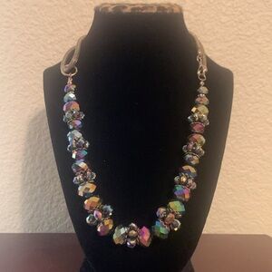 Vintage long aurora borealis necklace